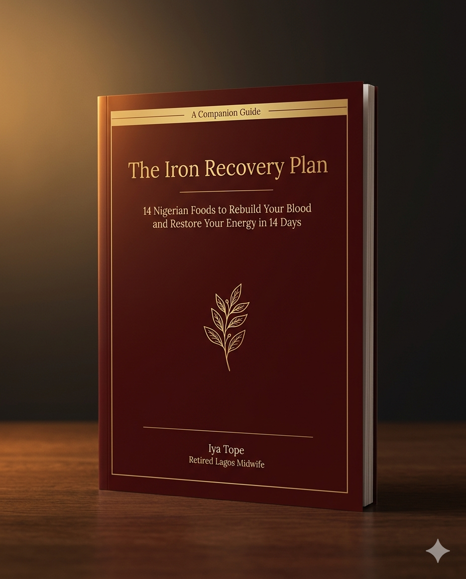 The Iron Recovery Plan — bonus companion guide with 14 Nigerian foods to rebuild blood and energy